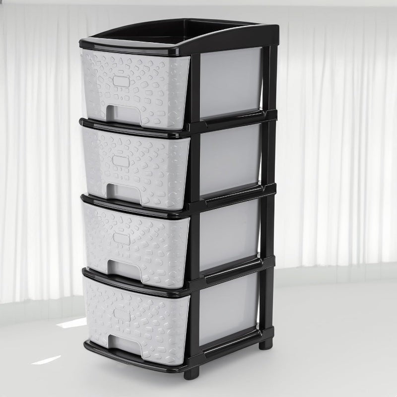 Stack Pro Storage Rack - Four-Tier Plastic