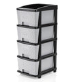 Stack Pro Storage Rack - Four-Tier Plastic